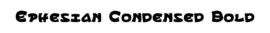 Ephesian Condensed Bold