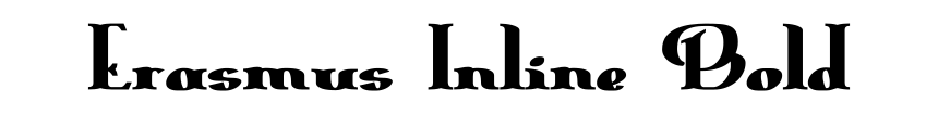 Erasmus Inline Bold