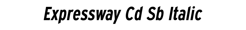 Expressway Cd Sb Italic