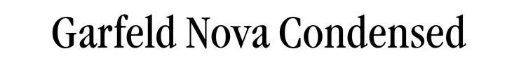 Garfeld Nova Condensed