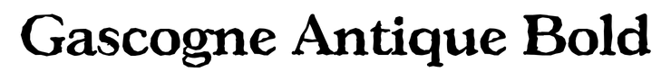 Gascogne Antique Bold