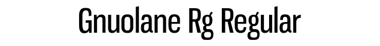 Gnuolane Rg Regular