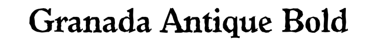 Granada Antique Bold