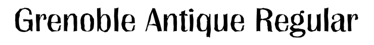 Grenoble Antique Regular