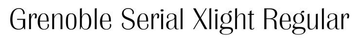 Grenoble Serial Xlight Regular