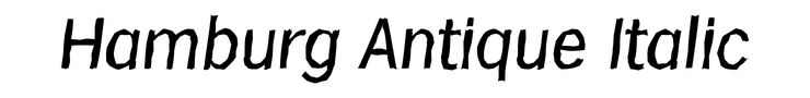 Hamburg Antique Italic