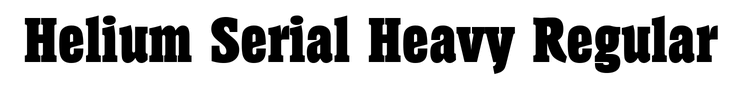 Helium Serial Heavy Regular