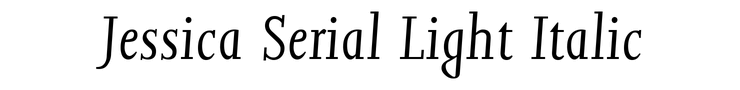 Jessica Serial Light Italic