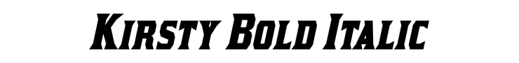 Kirsty Bold Italic