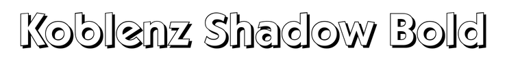 Koblenz Shadow Bold