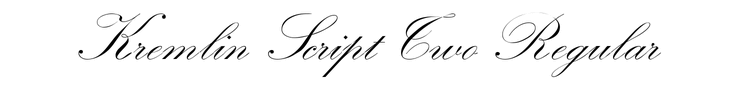 Kremlin Script Two Regular