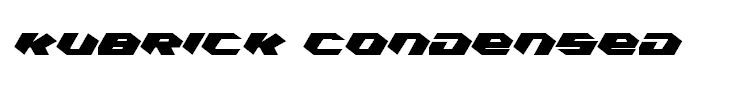 Kubrick Condensed