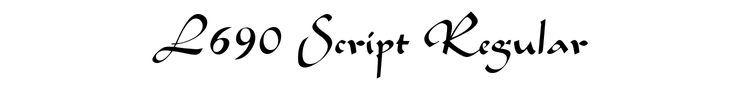 L690 Script Regular