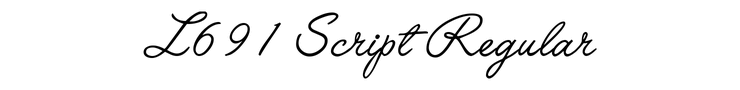 L691 Script Regular