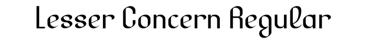 Lesser Concern Regular