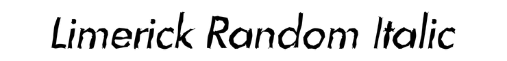 Limerick Random Italic
