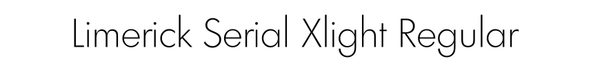 Limerick Serial Xlight Regular
