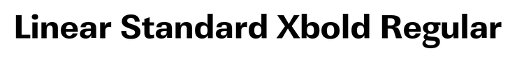 Linear Standard Xbold Regular