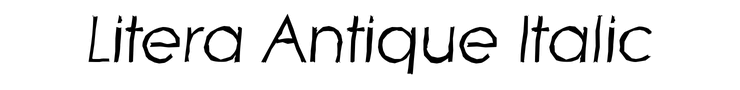 Litera Antique Italic