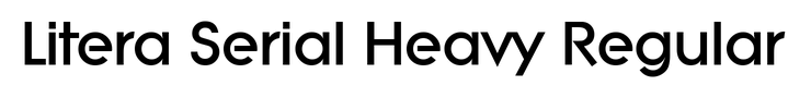 Litera Serial Heavy Regular