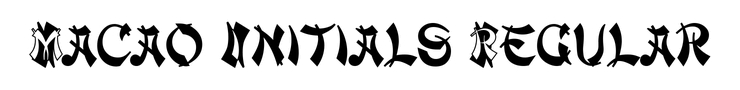 Macao Initials Regular