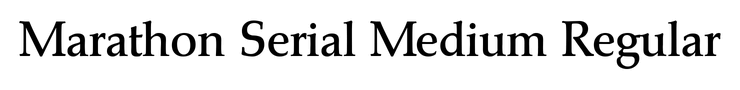 Marathon Serial Medium Regular