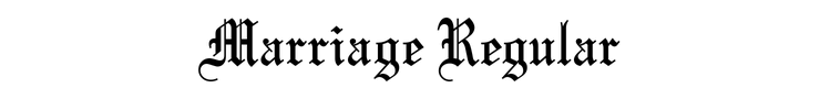 Marriage Regular