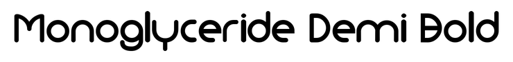 Monoglyceride Demi Bold