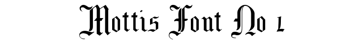 Mottis Font No 1