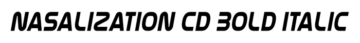 Nasalization Cd Bold Italic