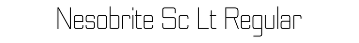 Nesobrite Sc Lt Regular