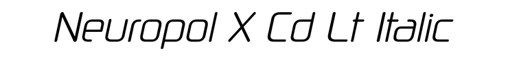 Neuropol X Cd Lt Italic