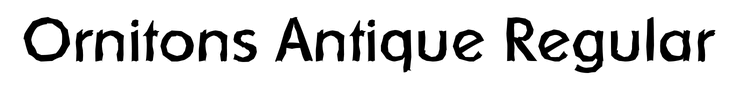 Ornitons Antique Regular