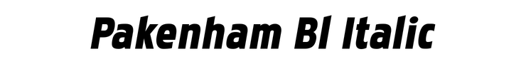 Pakenham Bl Italic