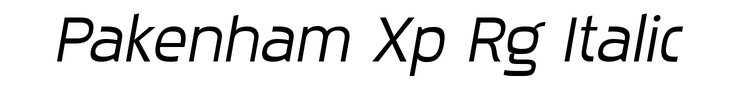 Pakenham Xp Rg Italic