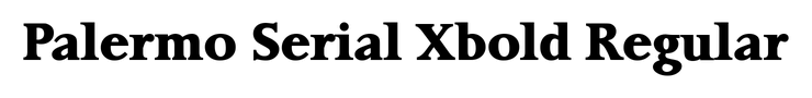 Palermo Serial Xbold Regular