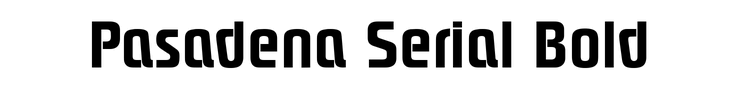 Pasadena Serial Bold