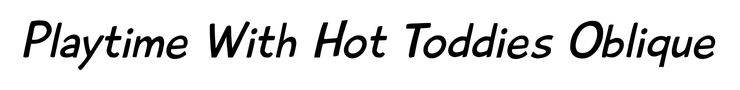 Playtime With Hot Toddies Oblique