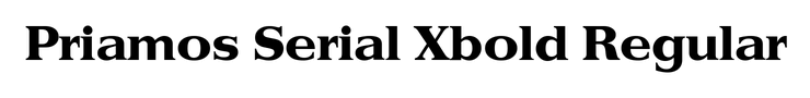 Priamos Serial Xbold Regular