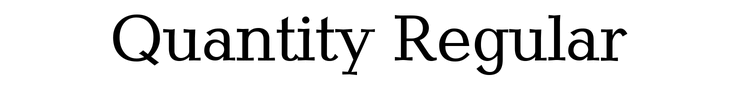 Quantity Regular