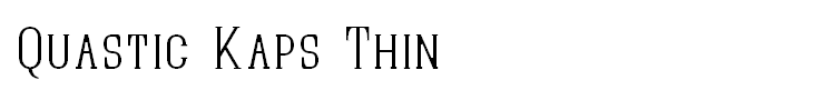 Quastic Kaps Thin