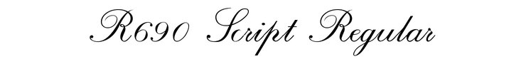 R690 Script Regular