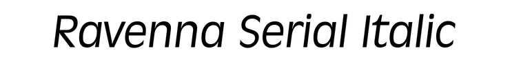 Ravenna Serial Italic