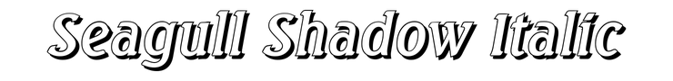 Seagull Shadow Italic