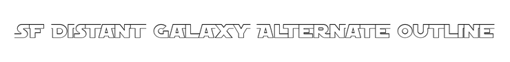 SF Distant Galaxy Alternate Outline