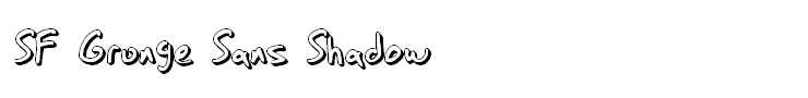SF Grunge Sans Shadow