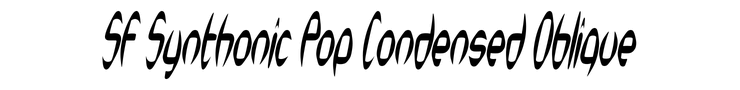 SF Synthonic Pop Condensed Oblique