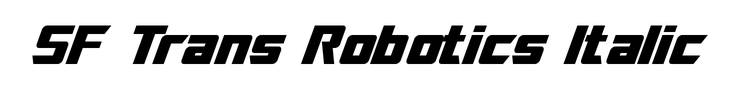 SF Trans Robotics Italic