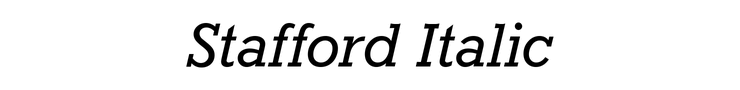 Stafford Italic