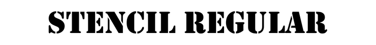 Stencil Regular